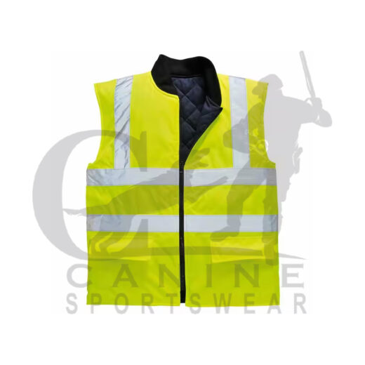 Hi-Vis Reversible Yellow Safety Wear Reflective Vest
