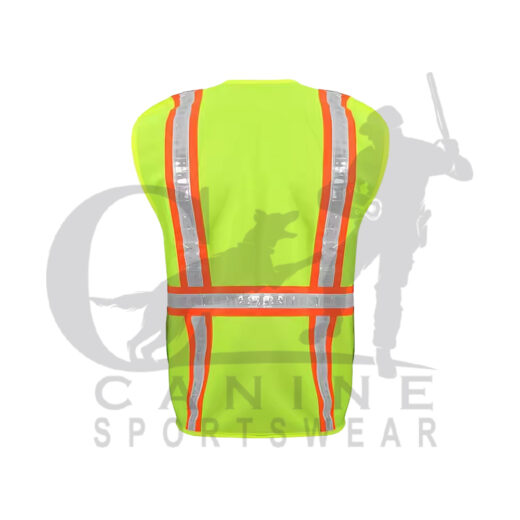 High Visibility Work Wear Reflective Safety Vest with Pockets - Image 2