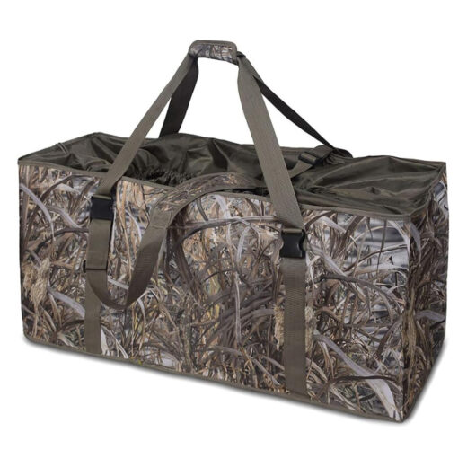 Hunting Bag with Waterfowl Hunting Blind Camouflage Printing