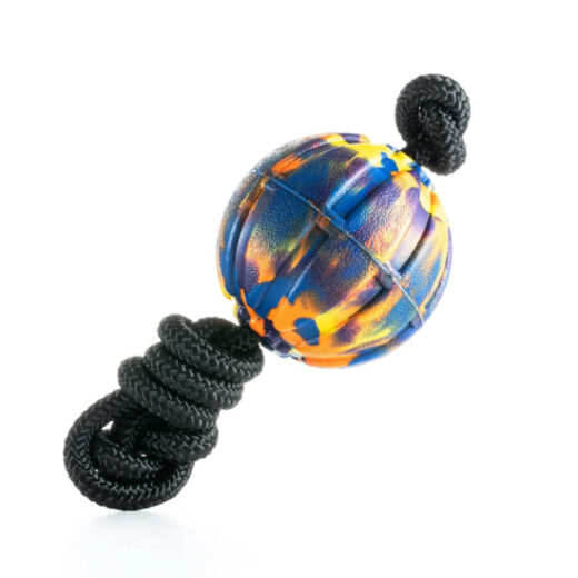 Dog Training Toy Durafoam Ball with Rope
